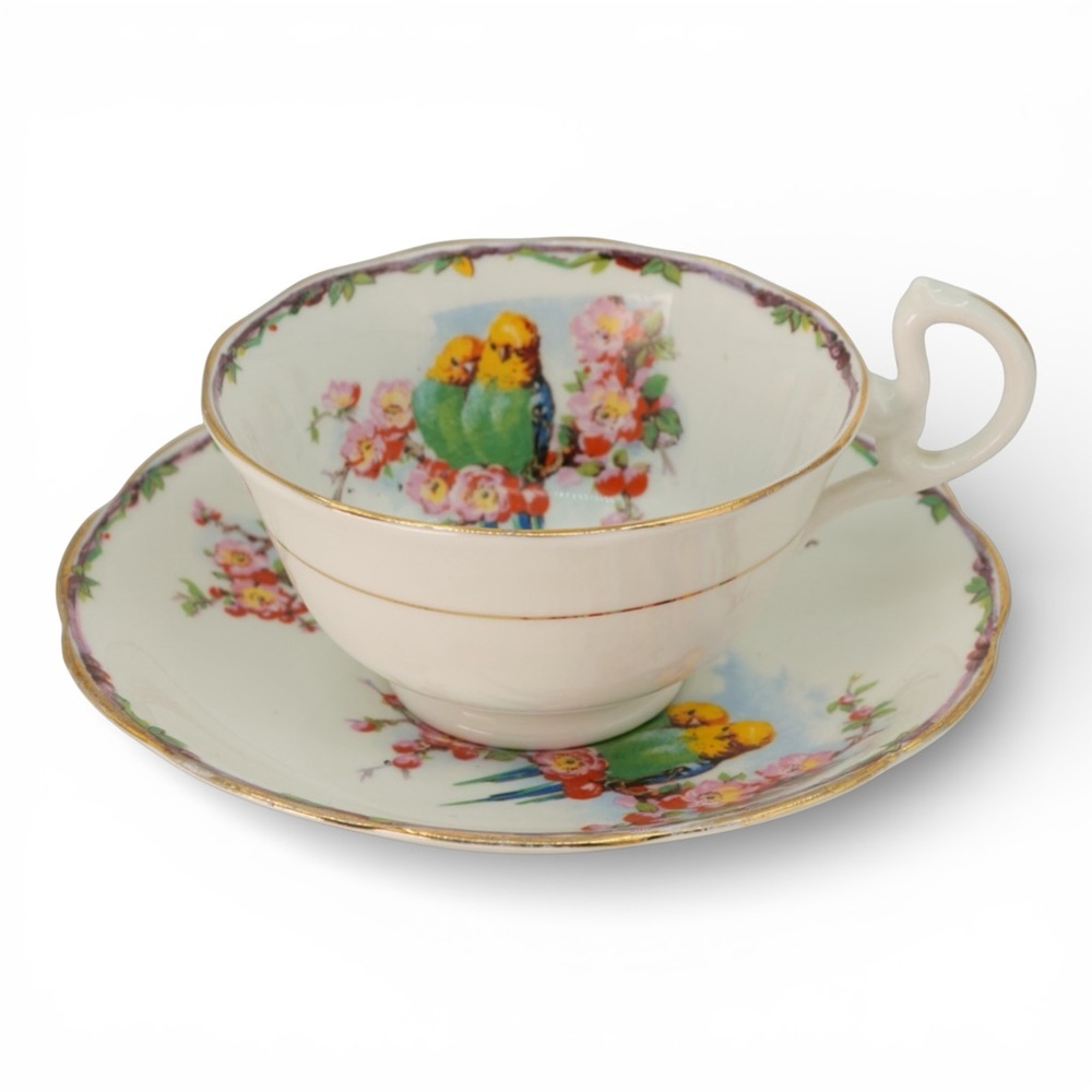 Royal Albert Cream and Gold China Saucer